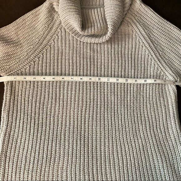 Heart & Crush Gray Cowl Neck Sweater - Picture 5 of 8
